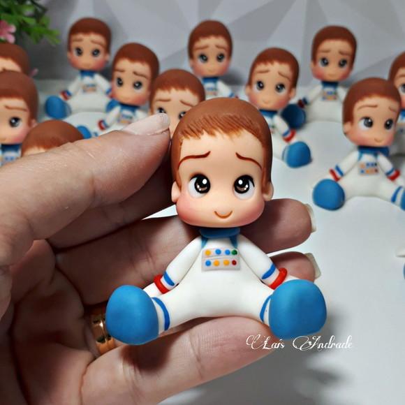 Aplique Astronauta Feito em Biscuit