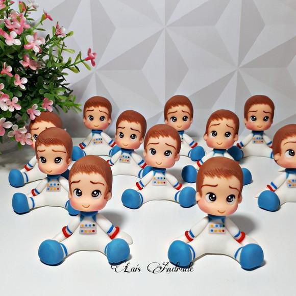 Aplique Astronauta Feito em Biscuit