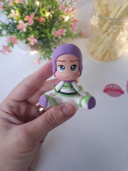 Aplique Toy Story - Buzz Lightyear Feito em Biscuit