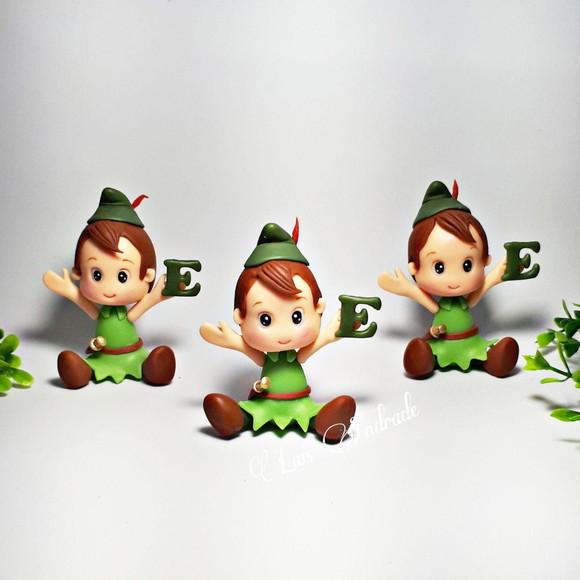 Aplique Peter Pan em biscuit
