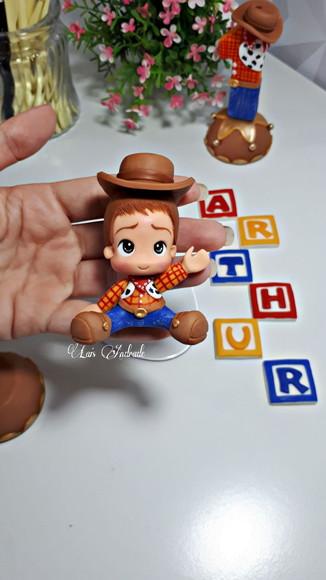 Aplique Toy Story  Xerife Woody em biscuit
