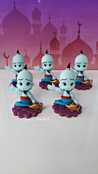 Apliques Princesa Jasmine, Aladdin, Gênio Da Lâmpada E Abu