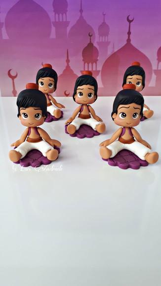 Apliques Princesa Jasmine, Aladdin, Gênio Da Lâmpada E Abu