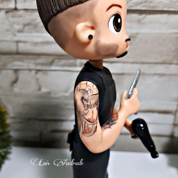 Barbeiro Personalizado em Biscuit