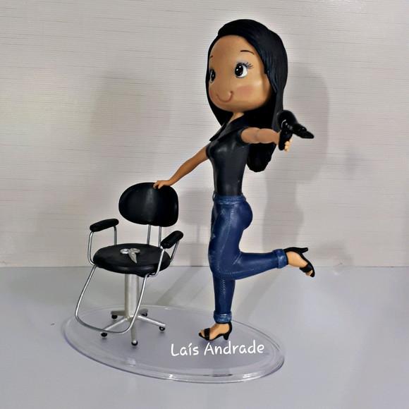 Cabeleireira Personalizada em Biscuit