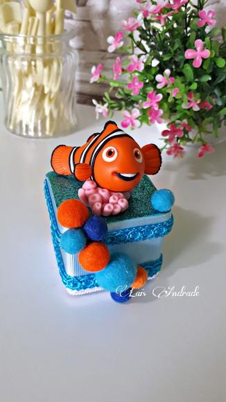 Caixinha luxo Nemo em biscuit