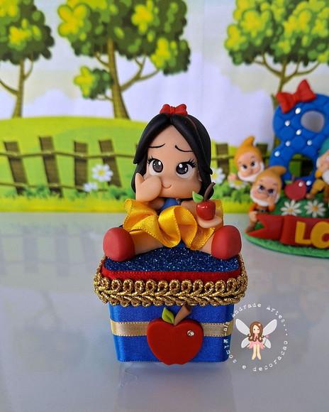 Caixinha Luxo Branca de Neve