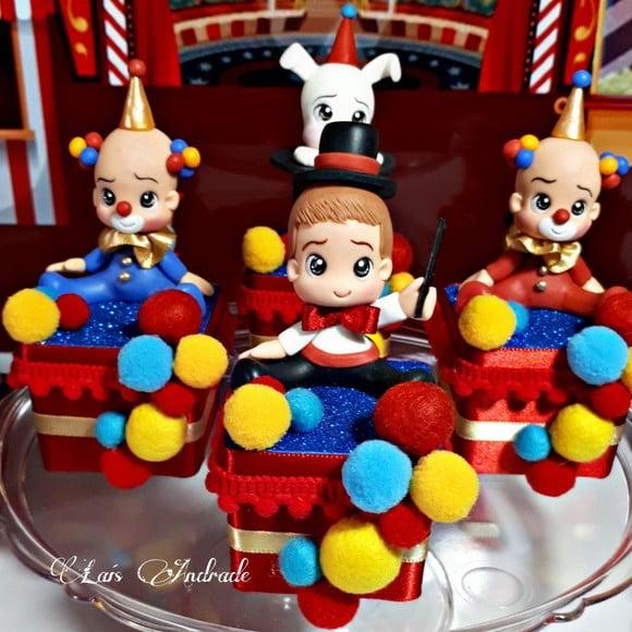 Caixinhas Luxo Circo biscuit