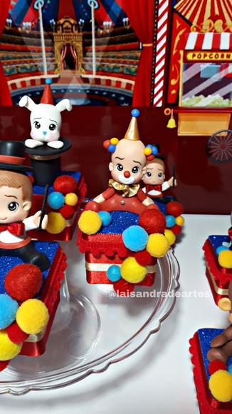 Caixinhas Luxo Circo biscuit