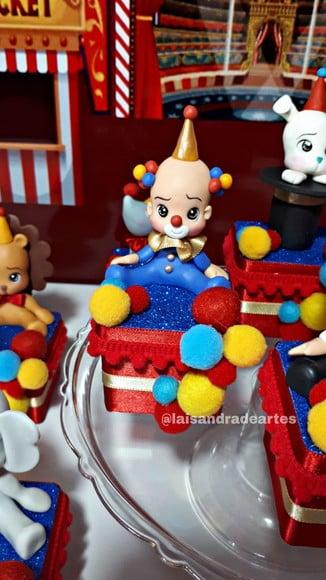 Caixinhas Luxo Circo biscuit