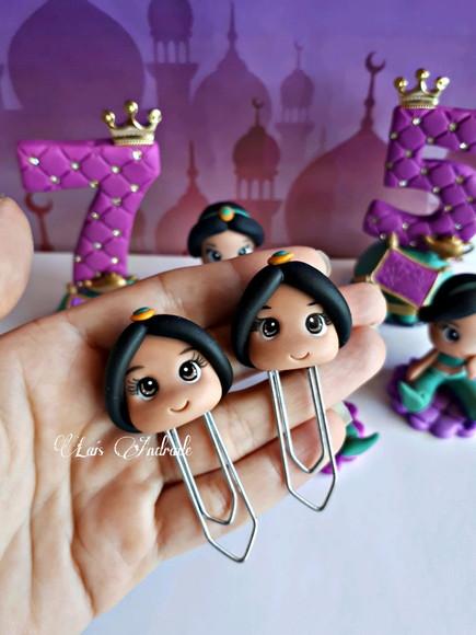 Clips Jasmine Biscuit Marcador Pagina Papelaria Fofa