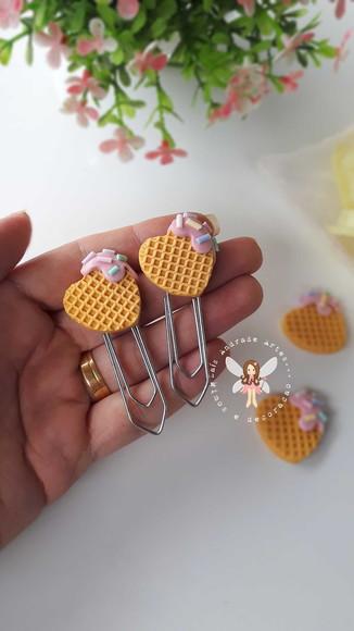 Clips Biscoitinho Feito em Biscuit | Marcador de página