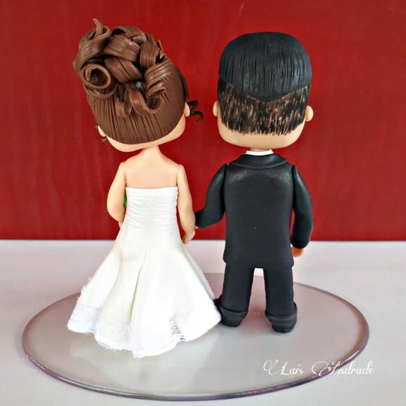 Noivinhos Personalizados em Biscuit