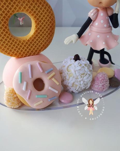 Topo de Bolo Minnie Confeiteira