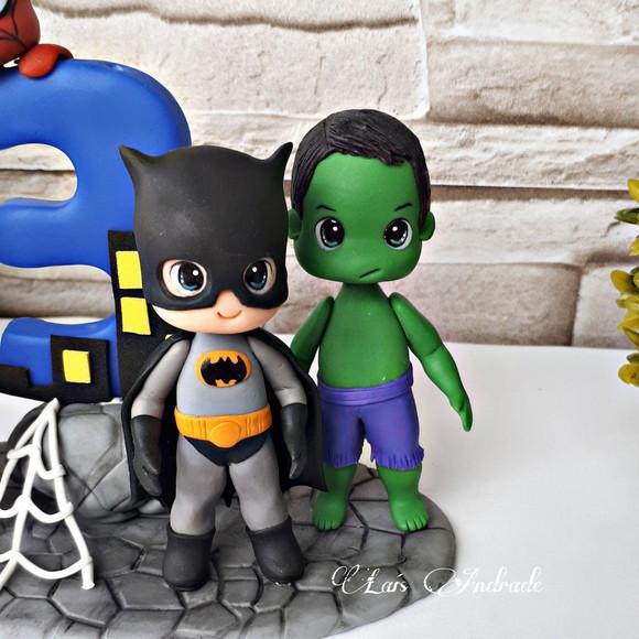 Topo de Bolo os Vingadores / Heróis