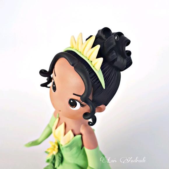 Topo de Bolo Princesa Tiana