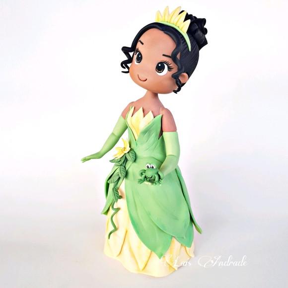 Topo de Bolo Princesa Tiana