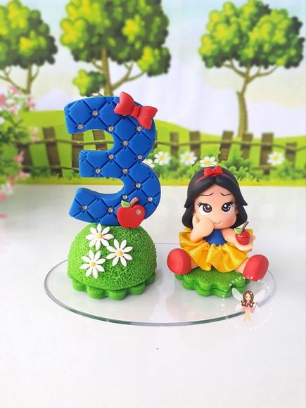 Topo de Bolo  personalizado Principe da Branca de Neve -Principe