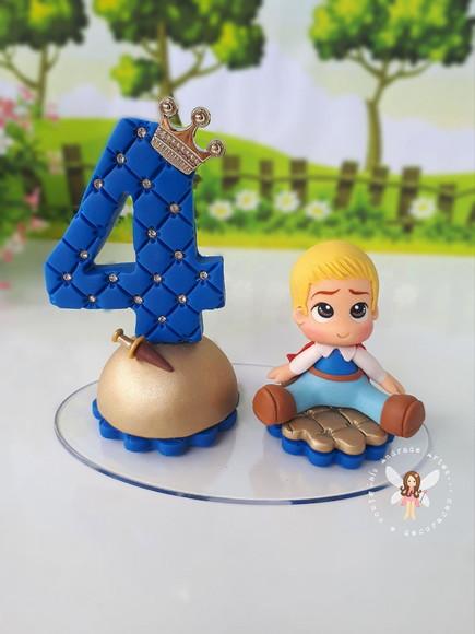 Topo de Bolo  personalizado Principe da Branca de Neve -Principe