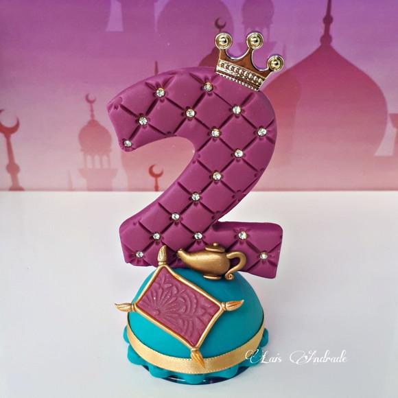 Vela Princesa Jasmine Biscuit