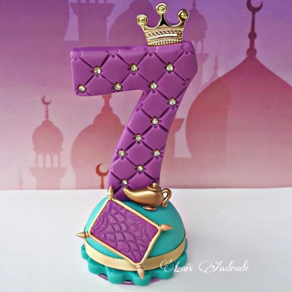 Vela Princesa Jasmine Biscuit