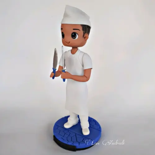 Açougueiro Personalizado em Biscuit