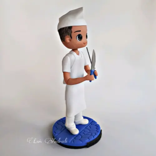 Açougueiro Personalizado em Biscuit