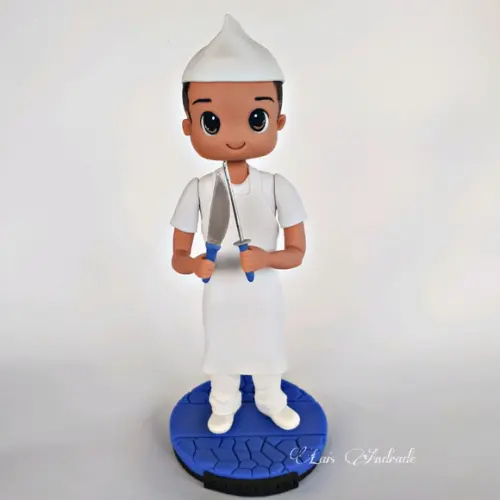 Açougueiro Personalizado em Biscuit