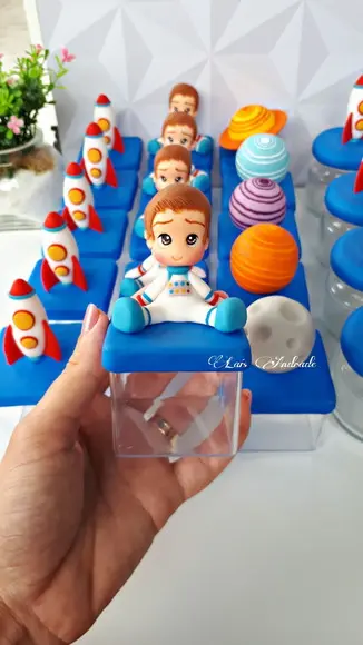 Caixinha Astronauta personalizada