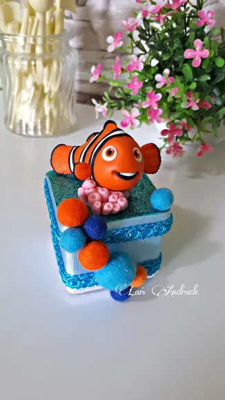 Caixinha luxo Nemo em biscuit