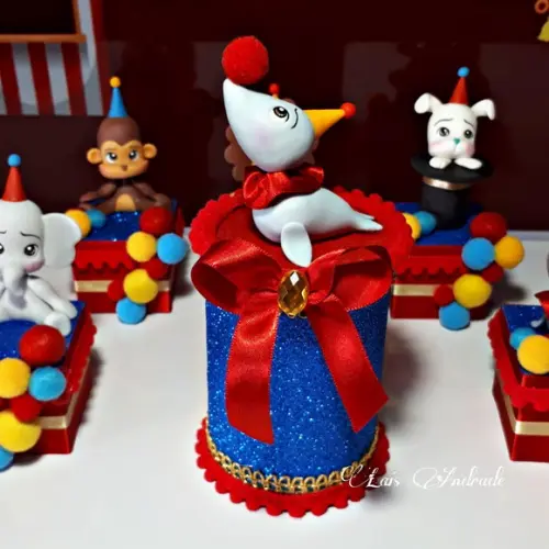 Cofrinho luxo circo