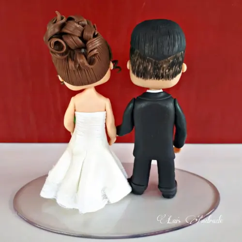 Noivinhos Personalizados em Biscuit