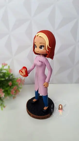 Podóloga Personalizada em Biscuit | 20 cm Alt