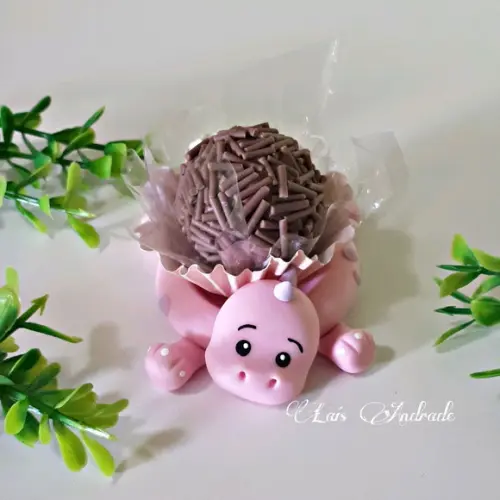 Porta Doces Dinossauros Biscuit | Cores Candy