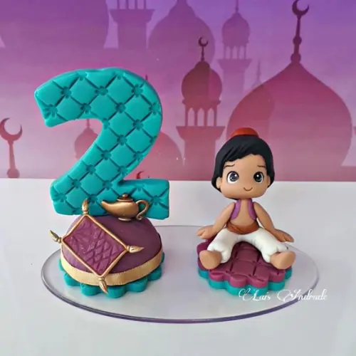 Topo de bolo Aladdin Biscuit