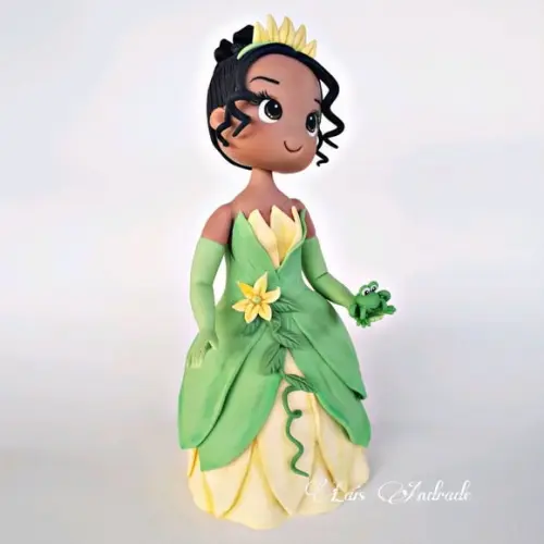 Topo de Bolo Princesa Tiana