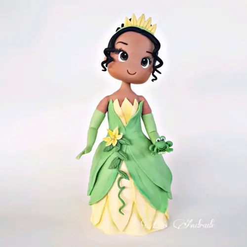 Topo de Bolo Princesa Tiana