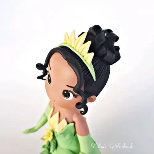 Topo de Bolo Princesa Tiana