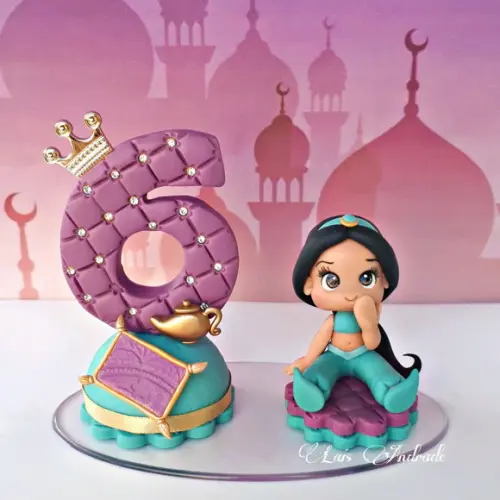 Topo Princesa Jasmine Biscuit