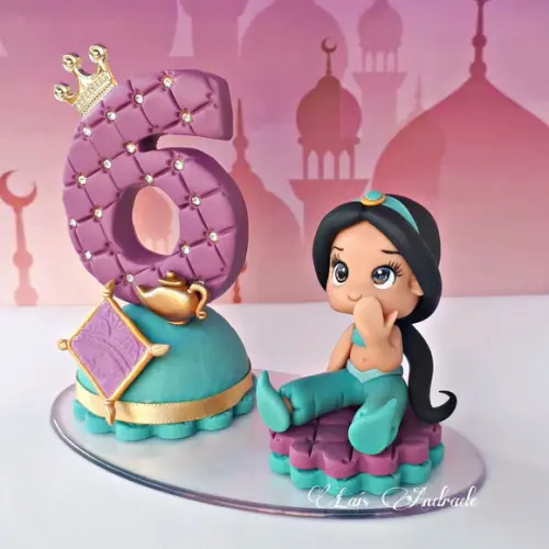 Topo Princesa Jasmine Biscuit