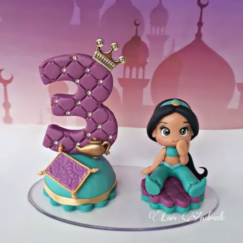 Topo Princesa Jasmine Biscuit