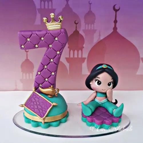 Topo Princesa Jasmine Biscuit