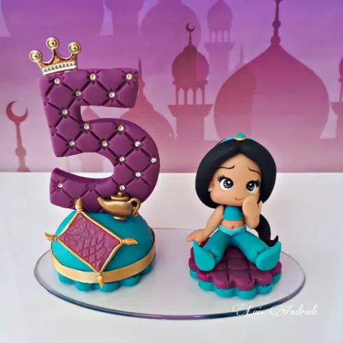 Topo Princesa Jasmine Biscuit