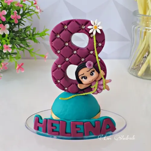 Vela Isabela Madrigal com nome - Tema Encanto