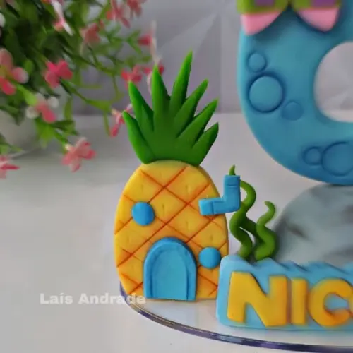 Vela Personalizada Bob Esponja