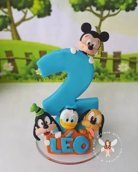 Vela Personalizada Turma do Mickey