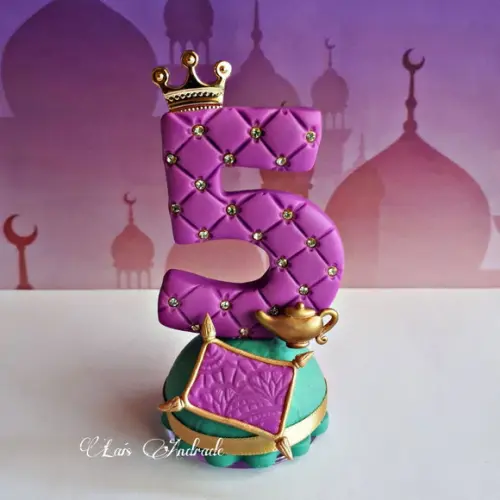 Vela Princesa Jasmine Biscuit
