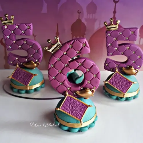 Vela Princesa Jasmine Biscuit