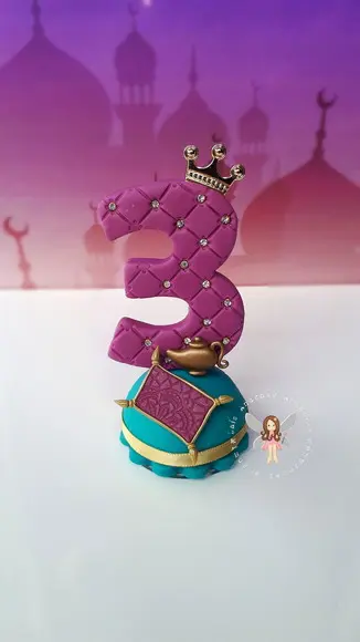 Vela Princesa Jasmine Biscuit