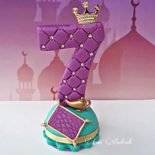 Vela Princesa Jasmine Biscuit